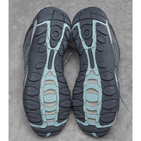 Merrell Alverstone Storm Hiking Shoes Sneakers Gray Blue Womens Size 9 J034612 - Picture 6 of 16